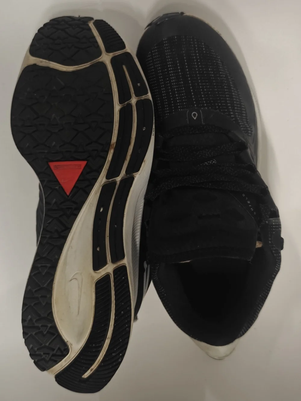 Size 9 - Nike Air Zoom Pegasus 38 Shield Black Platinum Tint W